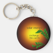 Earth day / Solar Energy Keychain