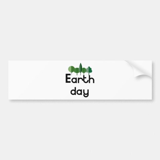 Earth Day! Trees design! Bumper Stickers