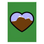 Earth Elemental Heart Invitation