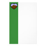 Earth Elemental Heart Stationery Design