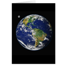Earth from space cards