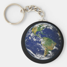 Earth from space keychains