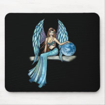 Earth Guardian Angel Fairy Mouse Mats
