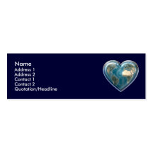 Earth Heart Profile Card Business Card