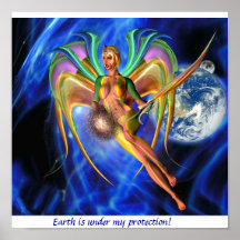 Earth Is under my protection bag, Earth is unde... Posters