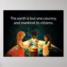 Earth One Country Print