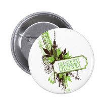 EARTH SHAKER logo button buttons