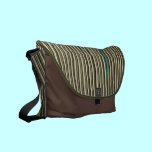 Earth Tone Pin Stripes Mens Messenger messenger bags