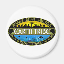 Earth Tribe Refrigerator Magnets