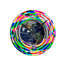 Earth Vibes Clock