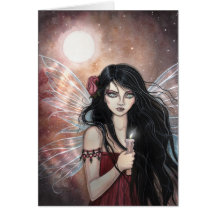 Earthen Dusk Gothic Fantasy Fairy Card
