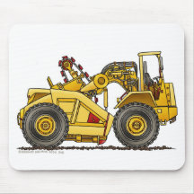 Earthmover Pan Scraper Construction Mouse Pad