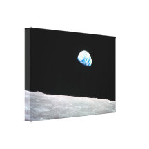 Earthrise - The Lunar Perspective Canvas Print