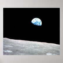 Earthrise - The Lunar Perspective Posters