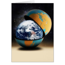 Earth's Protective Cover Greeting Card