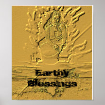 Earthy Blessings Poster