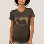 Earthy Shih Tzu Ladies TShirt