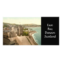 East Bay, Dunoon, Scotland Custom Photo Card