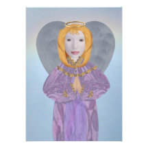 Easter Angel Custom Invitations
