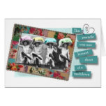 Easter Bonnet Quads Card