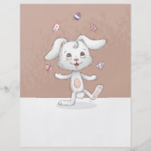 Easter bunnies personalised flyer