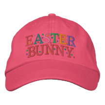 Easter BUNNY Cap by SRF Embroidered Baseball Cap
