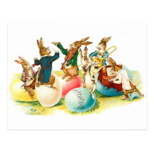 Easter Bunny Concert Postcard