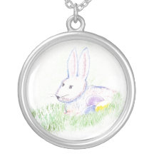 Easter Bunny Custom Necklace