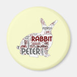 Easter Bunny Rabbit Gift Magnet