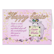 Easter Card - Lamb