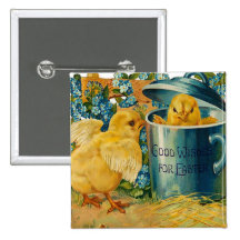 Easter chicks at play pins