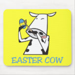 Easter Cow Mouse Mat