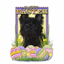 Easter Egg Cookies - Cairn Terrier Photo Cut Out