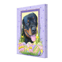 Easter Egg Cookies - Rottweiler - Harley Canvas Prints