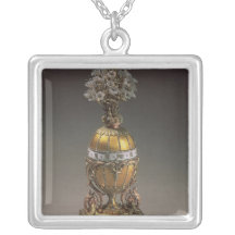 Easter Egg in the Form of a Vase Necklace