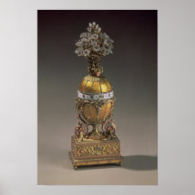 Easter Egg in the Form of a Vase Poster