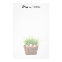 Easter Eggs Custom Stationery