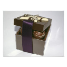 Easter eggs in a chocolate box photo art