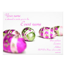 Easter Eggs Personalised Announcement