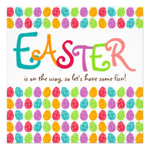 EASTER Eggs Personalised Announcements