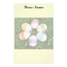 Easter Eggs Stationery Paper