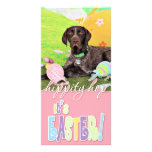 Easter - German Shorthair Pointer - Kaiser Customized Photo Card
