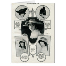 Easter hats vintage 1916 image 5 actresses card