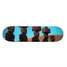 EASTER ISLAND TALKING HEADS SKATE BOARDS