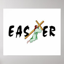 Easter Jesus Cross Print