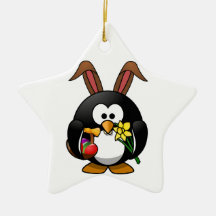 Easter Penguin Christmas Ornaments