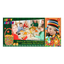 Easter Photo Cards: Easter Eggs & Bunnies