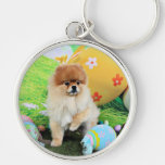 Easter - Pomeranian - Dexter Keychains