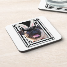 Easter - Some Bunny Loves You - Pug Coasters