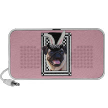 Easter - Some Bunny Loves You - Pug PC Speakers